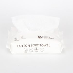 Keranixy ผ้าเช็ดหน้าแบบใช้แล้วทิ้ง 100 ชิ้น ทิชชู่เช็ดหน้า เช็ดเครื่องสำอางค์ ทำความสะอาด กระดาษทิชชู่