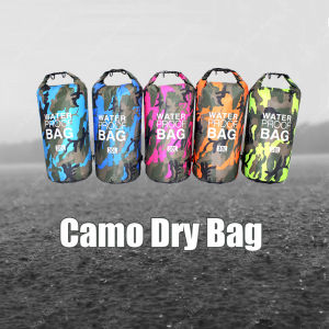 2L / 5L / 10L /15L / 20L / 30L Dry Bag Waterproof Diving Camouflage Bag Travel Waterproof Dry Bag for Fishing Camping