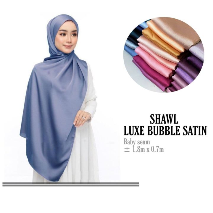 shawl satin luxe