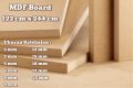 21mm MDF Board Medium Density Fibreboard Kayu Lapis Olahan - 1220x2440mm, Ketebalan 21mm (Pembelian minimal 10 lembar). 