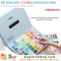Himi Sinh đôi - Hộp 112 Màu Gouache HIMI Twins PHIÊN BẢN MỚI. 