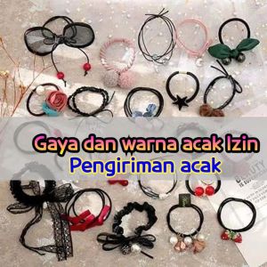 Ins Style Hair Tie Korean Internet Celebrity celet Dual-use Hair Accessory Korean Version Cute Hair Tie Simple Elastic Ring Elastic Pearl Hair Tie