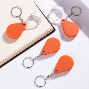 Zuoguan xách tay Keychain kính lúp với 10x zoom để đọc và kiểm tra có thể gập lại và thiết kế thân thiện mắt