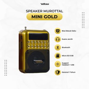 Speaker Bluetooth -Speker Quran Al-Akram Konten Terbaru - Radio - Bluetooth - Murottal Quran