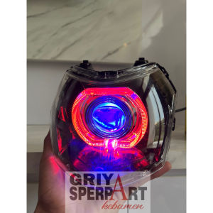 Lampu depan Vega force fi injeksi costome biled billed