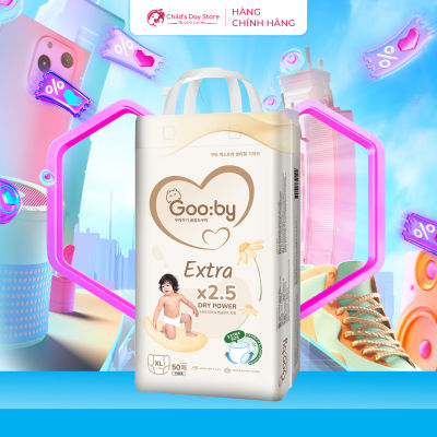 Tã/bỉm quần Gooby - Chuyên gia thấm hút, chống trào đến 12h đủ size cho bé lên đến 35kg.
