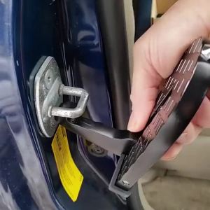 Multifunction Foldable Car Roof Rack Step Ladder Foot Universal Latch Hook Auxiliary Pedal & Alloy Safety Hammer Car Accessories