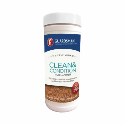 Guardsman Clean and Condition Wipes 40s - Rejuvenates Leathers Appearance