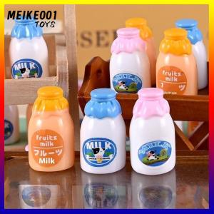 MEIKE001 10ชิ้นบ้านตุ๊กตาญี่ปุ่นขวดนมขนาดเล็กโมเดลร้านสะดวกซื้อของบ้านตุ๊กตาของเล่นของขวัญ