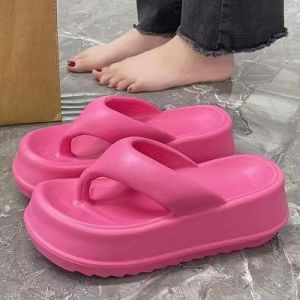 COLDIE 7CM Platform T-Strap Slippers For Women (+1 up size)#FT408