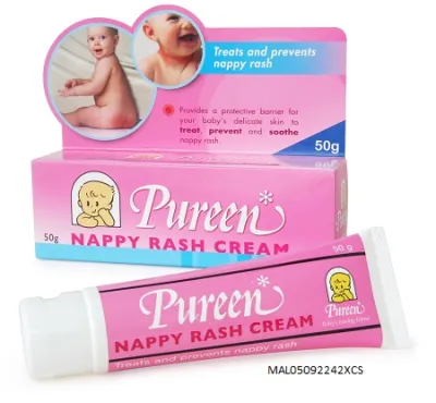 Pureen Nappy Rash Cream Baby / Krim ruam bayi (50g / 100g)