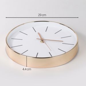 Jam Dinding Bulat 30cm Model Modern Silent Movement - Black / Jam Dinding Aesthetic / Jam Dinding Besar / Jam Dinding Minimalis / Jam Dinding Unik / Jam Dinding Analog / Jam Dinding Estetik