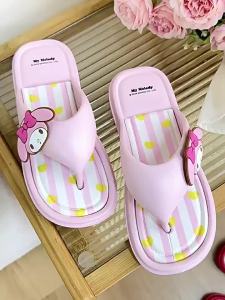WomenS Summer New Flip-Flops For Outdoor Wear Cute Beach Sandals For Home And Bathroom Non-Slip Slippers For Ladies