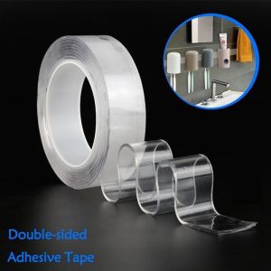 Băng keo 2 mặt đa năng trong suốt dán trên mọi bề mặt siêu chắc chắn CUỘN 3M