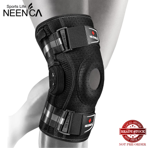 NEENCA Professional Hinged Knee Brace Medical Knee Support with Removable Dual Side Stabilizers for Knee Pain Arthritis Meniscus Tear Sports Injury Recovery Joint Pain Relief ACL. Men & Women ACE043