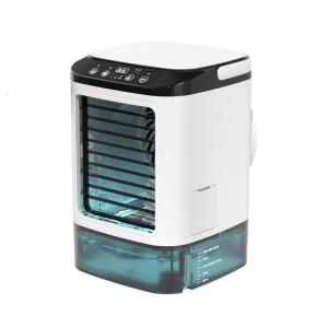 Portable Evaporative Air Conditioner with Humidifying Function 7 Color LED Light Adjustable 3 Speed Air coolers