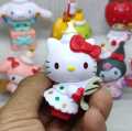 Figure Kucing Helokity Kuromi My Melody Set Of 6 Topper Cake Termurah. 