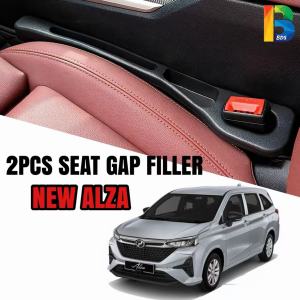 2PCS PERODUA NEW ALZA Seat Gap Filler PU Leather Key Phone Storage Holder Side Seam Plug Strip