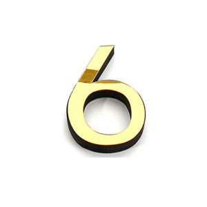 【COD】26 English Letters and Number DIY 3D Mirror Acrylic Wall Sticker Decals