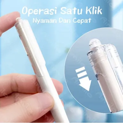 Aimilo Ballpoint Hitam Gel Mix Pastel Color