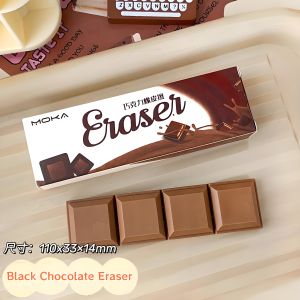 Eraser Set Cute Cartoon Snack Shape Rubber Suit Chocolate Cookies Creative Cute Combination Rubber Stationery Prize