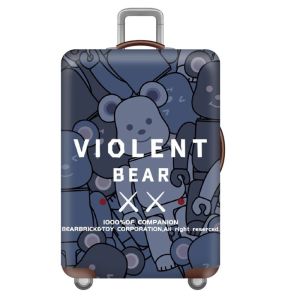 *SG SELLER* 3D Thick Elastic Luggage Cover|Left and Right Opening|Suit Case Luggage Protector