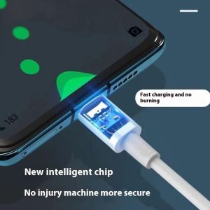 LEBI เหมาะสำหรับ Huawei Xiaomi โทรศัพท์มือถือ6A สายชาร์จ2 M Type-C ชาร์จเร็วเพื่อเป็นเกียรติแก่สายข้อมูล66W