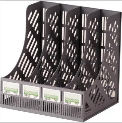 Office organizer Office supplies file box / triple plastic file basket / three-column file data storage rack