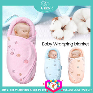 VREN ถุงนอนแบบอุ่นผ้าคลุมห่อตัวทารกแรกเกิดผ้าหุ้มตัวเด็ก
