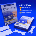 DreamFlow Nasal Strips (𝟏𝟎𝐩𝐜𝐬) By The Sleep Experts - Anti Snoring Nasal Strips & Instant Nasal Congestion Relief from Colds, Allergies, Rhinitis, & Drug-Free - Extra Strength & Clear. 