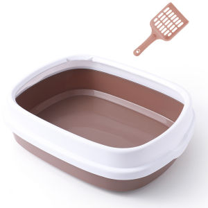 Cat Litter Box With Scoop Kitten Litter Box Cat Toilet Deodorization leakage prevention Litter Box