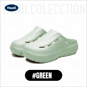 Tawii. sandals for men Anti-Slip clogs for men outdoor Beach Sandals EVA men slippers Thick sole 4cm slides