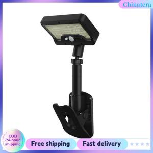 [Chinatera Flagship Store]Solar Wall Light Outside Yard Lamp Auto On/Off Motion Sensor LED Induction Lamp 3 Modes Security Porch Light for Camping