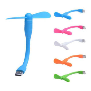 Quạt USB dẻo 2 cánh tháo rời cực mát giao màu ngẫu nhiên