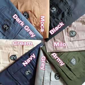 Celana Sirwal Cargo Pria Dewasa Modern Tebal Outdoor Tempur Premium