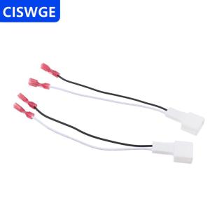 [COD] CISWGE AUTOPARTS 1 cặp xe tweeter Dash loa phía trước Dây nịt Adapter Cáp nối dây cáp cho Toyota Mitsubishi Lexus