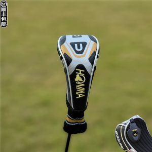 New Golf Driver Head Cover HONMA Golf Wood Cover PU Clubs Head Cover Dustproof Covers