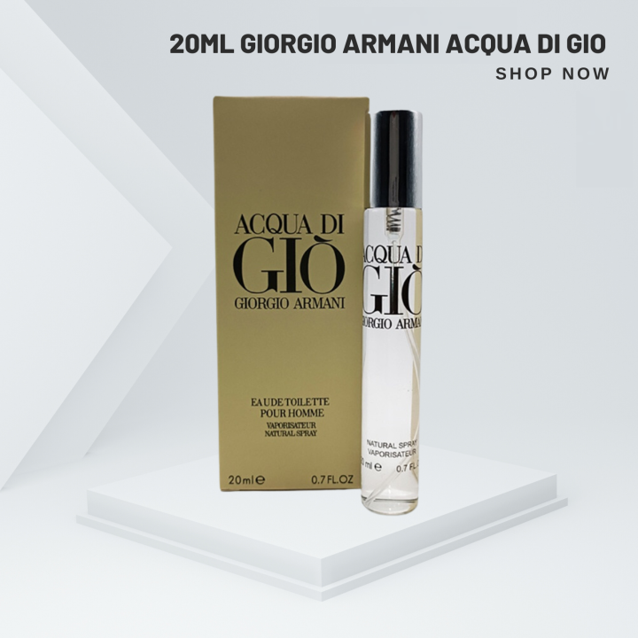 Scentsavvy 20ML AQUA DI GIO designer pocket perfume fragrance