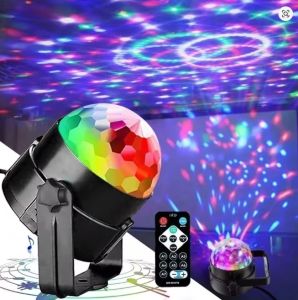 LED Bluetooth MP3 Crystal Magic Ball Home KTV Colorful Stage Light