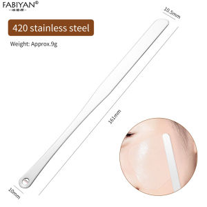 Makeup Spatula Stainless Steel Foundation Spatula Professional Cosmetic Mixing Makeup Spatula