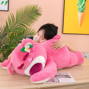 GẤU DÂU LOTSO THÚ BÔNG LOTSO DÂU TÂY VẢI MỀM MỊN CAO CẤP CHO BÉ SIZE LỚN