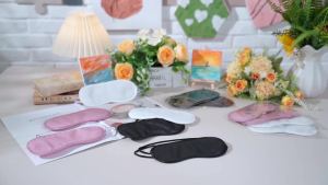 ทาร์ป็อป 200 ชิ้น หน้ากากปิดตาสำหรับนอนหลับ พร้อมสายปรับได้ สำหรับเกมส์ ปาร์ตี้ การสร้างทีม การเดินทาง หน้ากากนอนห่อแยกสำหรับผู้หญิงและผู้ชาย (สีดำ)