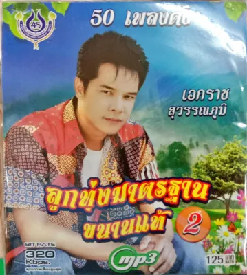 แผ่นเพลง MP3 เอกราช สุวรรณภูมิ อัลบั้มลูกทุ่งมาตรฐานขนานแท้ ชุด2