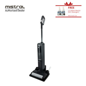 Mistral Cordless Floor Washer Vacuum Cleaner with Self-cleaning MVC1508SWD (FREE 2 x 500ml MVC-Detergent - While Stock Lasts)
