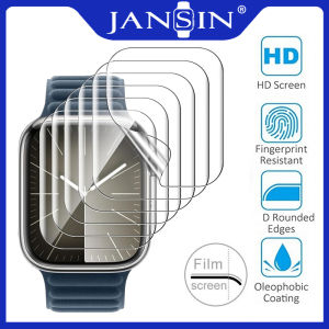 TPU Screen Protector Film Compatible with Apple Watch Ultra 2 49mm Cover Protector Film iwatch Series 9/se 2/8/7/6/5/4/se 41mm 45mm 44mm 40mm Protective Film Cover