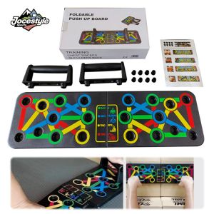 Durable Folding Push-up Board for Core and Abdominal Training with Anti-Slip Surface and Easy Storage