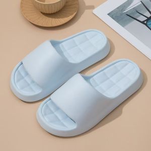 Free Shipping EVA Slippers For Women Summer 2026 New Style Thick-Soled Bathroom Slippers Simple And Casual Home Slippers For Couples