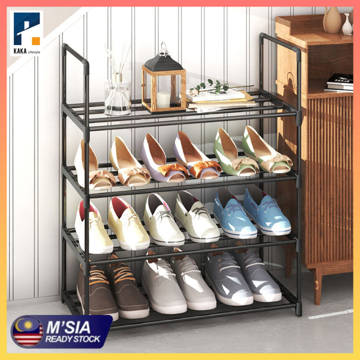 Shoe rack household simple multi-storey door economical small