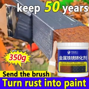Anti Rust Paint for metal rust remover from japan primer paint coating for rusty metal steel protection with brush matal roof jaysuing genuine water based gray car motorcycle metallic rust converter remover black anti corrosion paint spray derusting tools