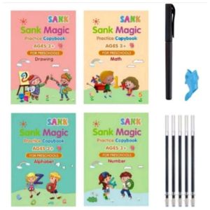 SANK MAGIC BOOK Set / buku latihan menulis dan menggambar anak